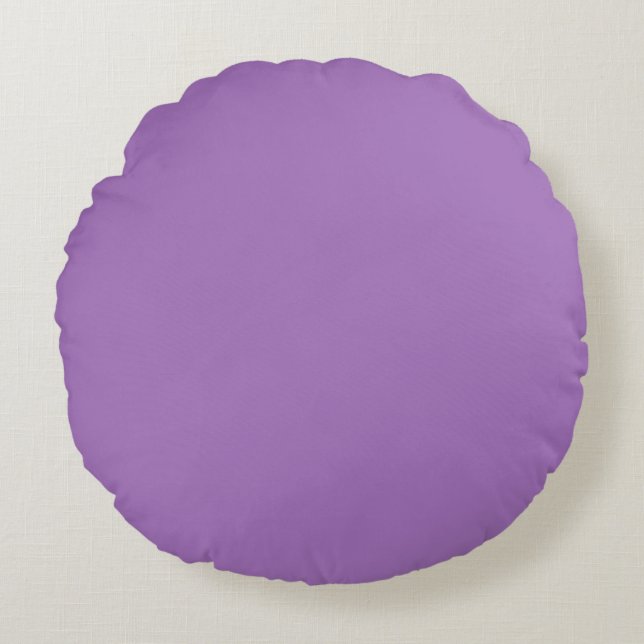 Soft Purple Round Cushion (Front)