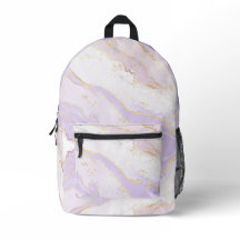 Soft Purple Watercolor Gold Splash Elegant