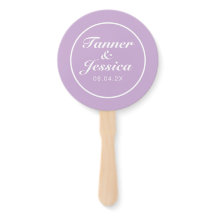 Soft Purple & White Modern Minimalist Wedding 