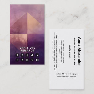 Soft Quadrant Minimal Design Business Card