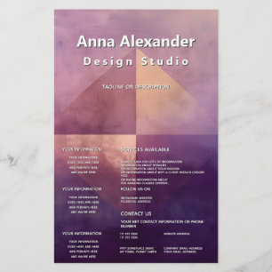 Soft Quadrant Minimal Design Flyer