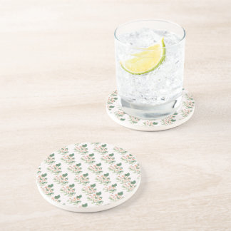 Soft Retro Floral Arrangement Coaster
