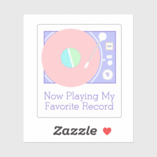 Soft Retro Vinyl Vibes Classic Record Player 