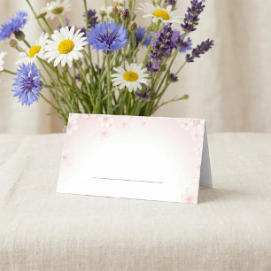 Soft, Romantic Cherry Blossom Wedding Table name Place Card
