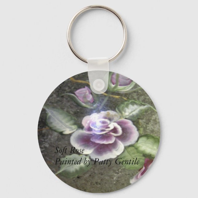 Soft Rose Key Chain (Front)