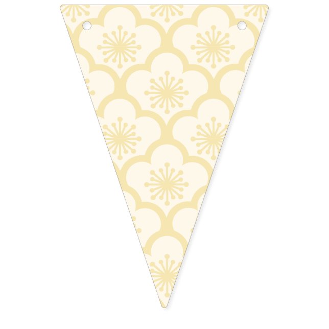 Soft Sakura Buttercream - Neutral Bunting (First Flag)