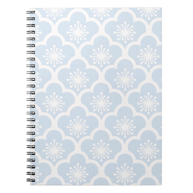 Soft Sakura Neutral - Powder Blue Notebook (Front)