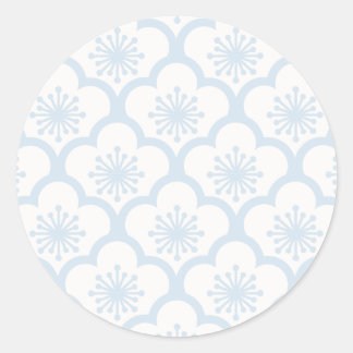Soft Sakura Powder Blue - Neutral Classic Round Sticker