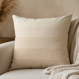 Soft Sand Layers Throw Pillow