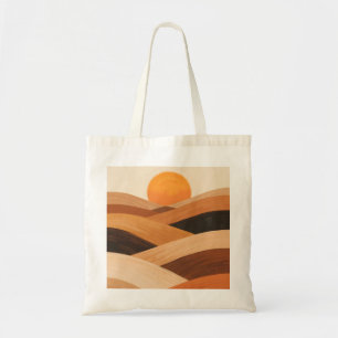 Soft Sand Waves at Sunset Tote Bag
