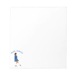Soft Shoe Irish Dancer in Blue Notepad