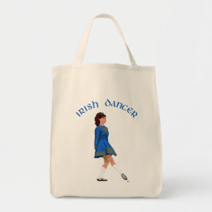 Soft Shoe Irish Dancer in Blue Tote Bag