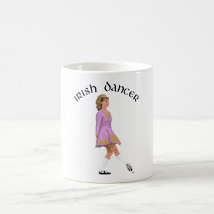 Soft Shoe Irish Dancer in Pink Coffee Mug