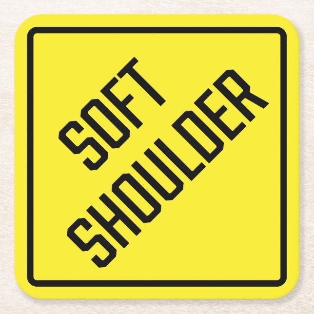 Soft Shoulder Paper Coaster (Front)