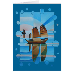 Soft Skies, Cerulean Seas and Cubist Junks