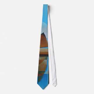 Soft Skies, Cerulean Seas and Cubist Junks Tie