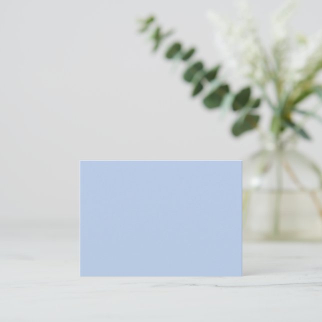 Soft Sky Blue Note Card (Standing Front)