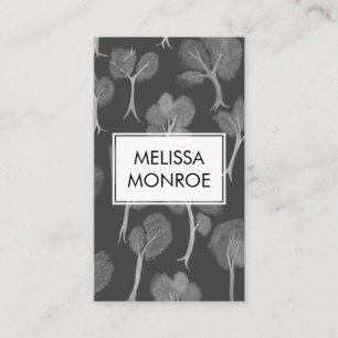 Soft Smoke Trees Nature Abstract Mystical Magical Business Card