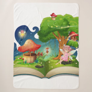 Soft Sparkle Friends Sherpa Blanket