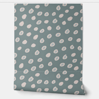 Soft Spots on Sage Wallpaper