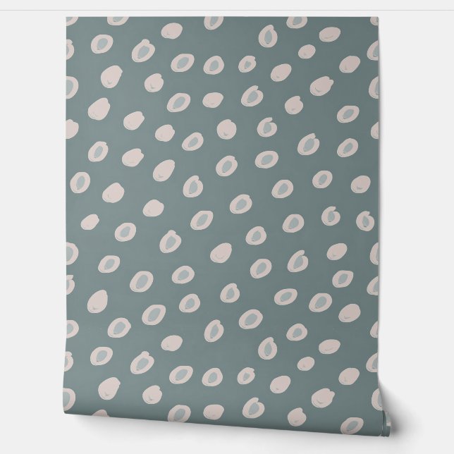 Soft Spots on Sage Wallpaper (Unrolling)