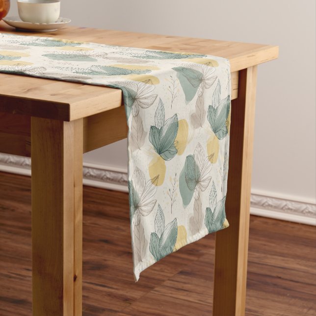 Soft Spring Botanical Table Runner (In Situ)