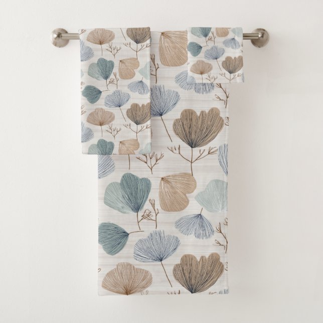 Soft Spring Botanical Towel (Insitu)