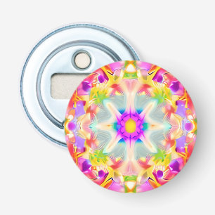 Soft Spring Pastels Tie Dye Pattern Bottle Opener