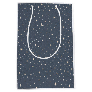 Soft Star Pattern Aesthetic Medium Gift Bag