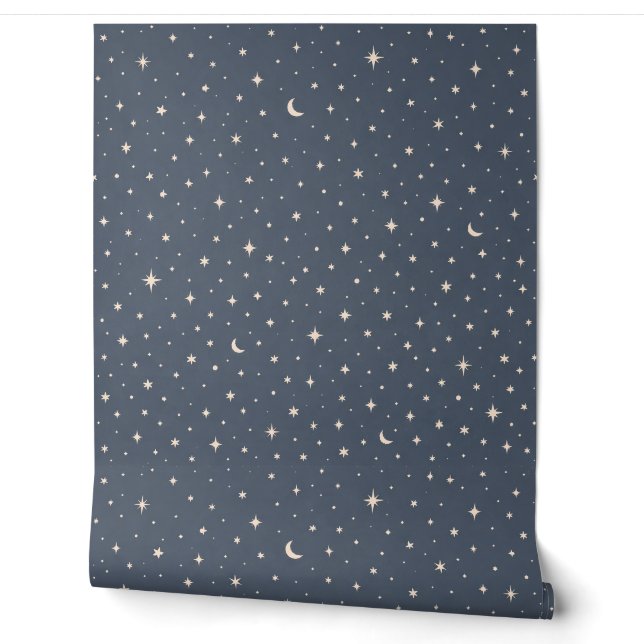 Soft Star Pattern Aesthetic Wallpaper (Unrolling)
