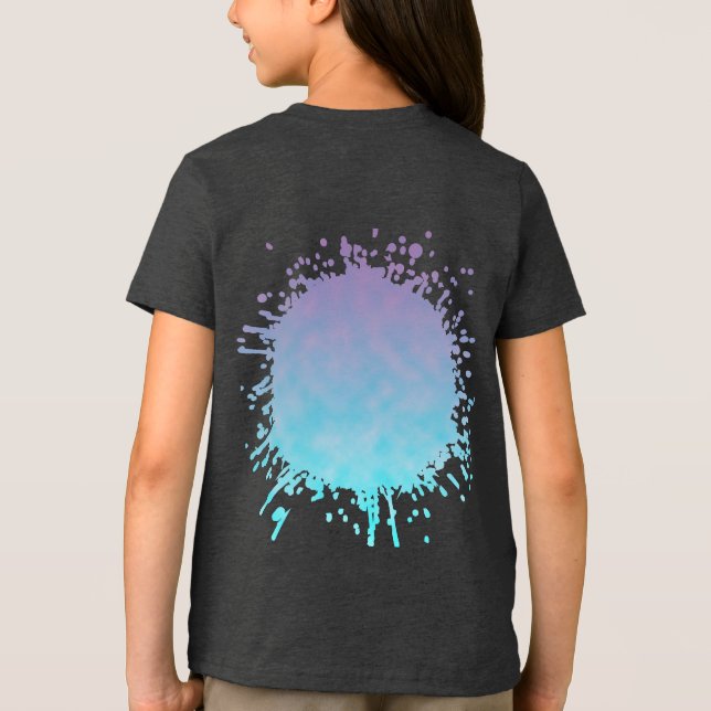 Soft Static Between Stars Tri-Blend Shirt (Back)
