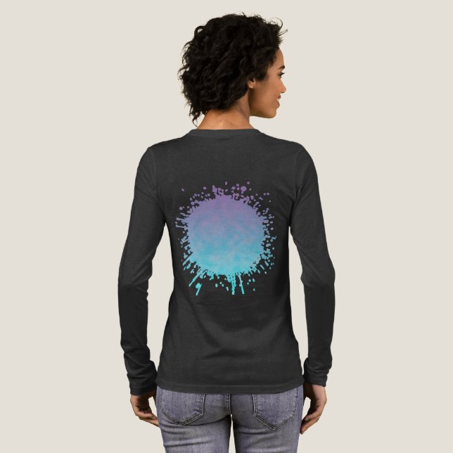 Soft Static Between Stars Tri-Blend Shirt (Full Back)
