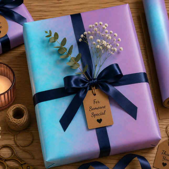 Soft Static Between Stars Wrapping Paper Sheet (Creator Uploaded)