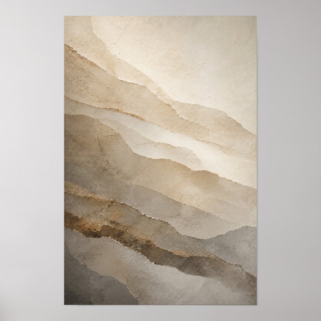 Soft Strata — Aurema (Portrait) Poster (Front)