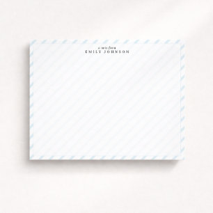 Soft Stripe Note Card