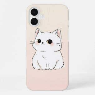 Soft & Stylish Cat Lover’s iPhone 16 Case