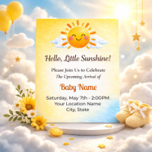 Soft Sunshine Baby Shower