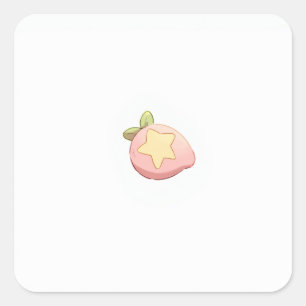 Soft Sweet Art Square Sticker