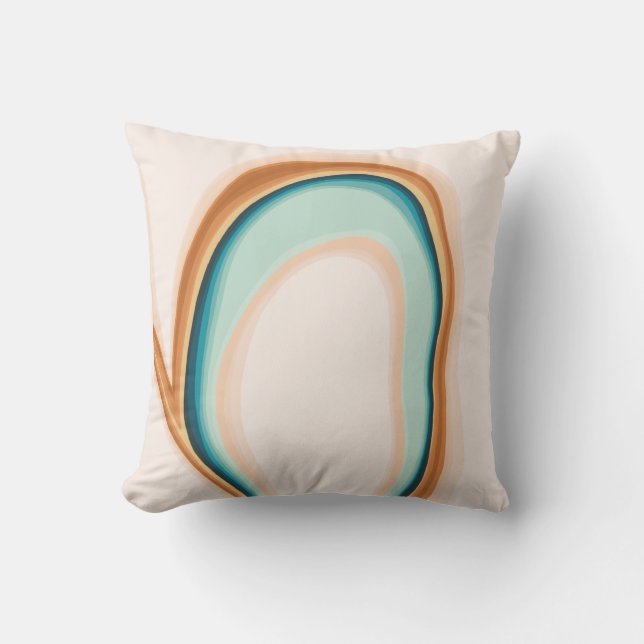 Soft Swirl Art Cushion (Front)