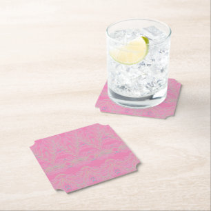 Soft Swirls Paper Coaster