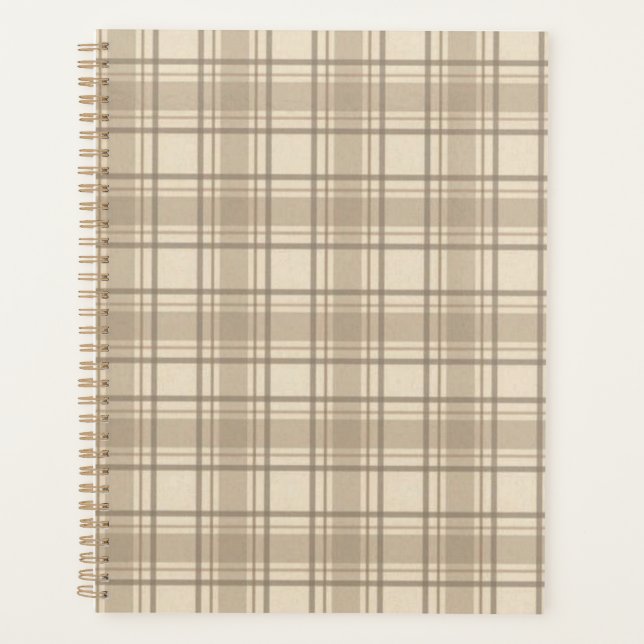 Soft Tartan Planner (Front)