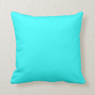 soft teal blue pillow