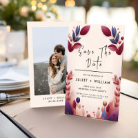 Soft Teal Fall Bold Jewel Tone Wedding