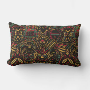 Soft Teal "Forbidden Keywords Not Used" Lumbar Cus Cushion