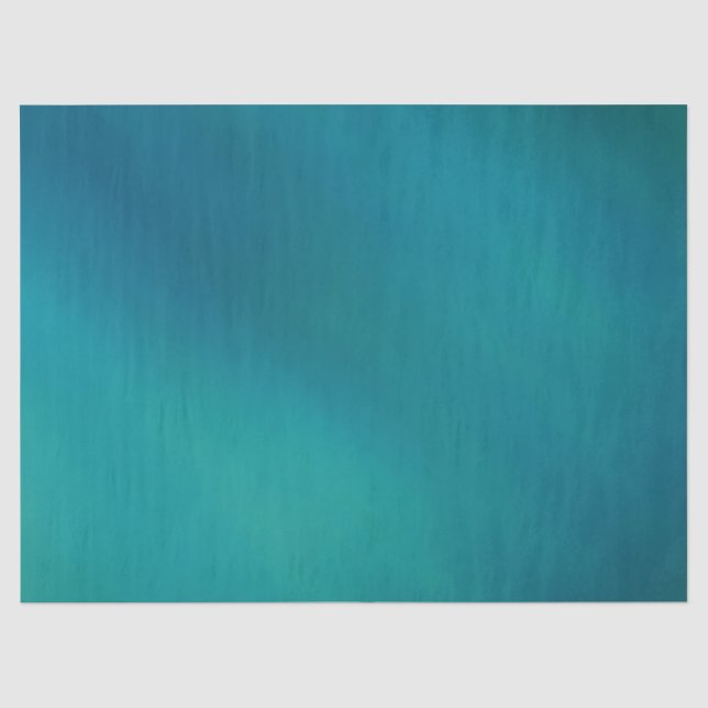 Soft Teal Minimalist Elegant Colour Background Tissue Paper (Front)