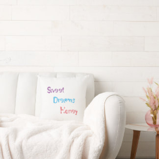 Soft Text Printed Pillow