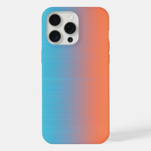 Soft Toned Orange Blue iPhone 15 Pro Max Case