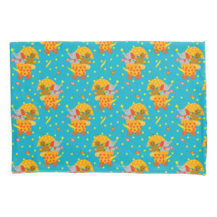 Soft Toys Flying in Starry Sky   Pillowcase