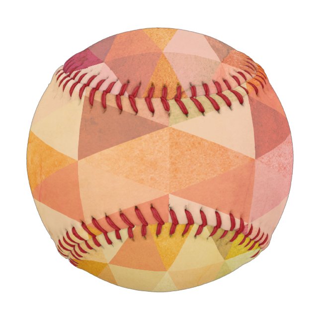 Soft Triangle Geometric Pattern Baseball (Front)