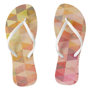 Soft Triangle Geometric Pattern Jandals